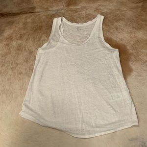JCrew Linen Razorback Tank